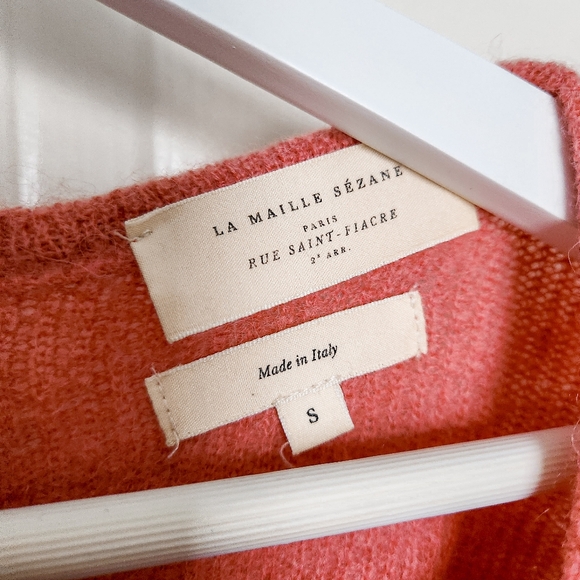 Sezane Pink Women's Cardigan - Picture 8 of 10